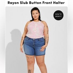 NWT torrid floral halter tank top